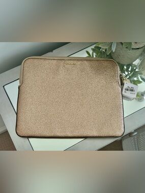 NWT Coach Rose Gold Tablet iPad Sleeve